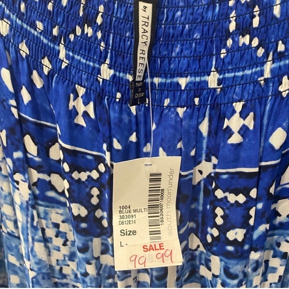 Anthropologie Plenty by Tracy Reese Off the Shoulder Romper with Pockets‎ Size L - Picture 6 of 8